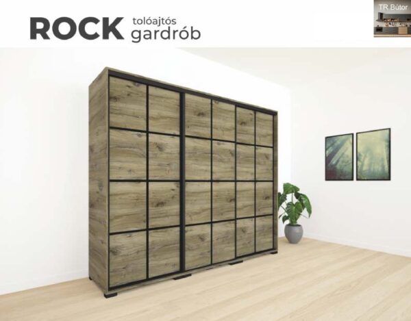 Rock tolóajtós gardrób