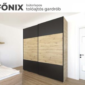 Főnix tolóajtós gardrób