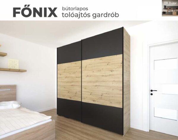 Főnix tolóajtós gardrób