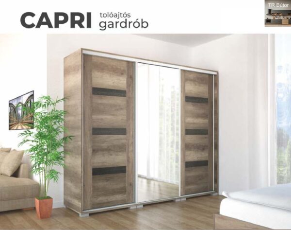 Capri tolóajtós gardrób