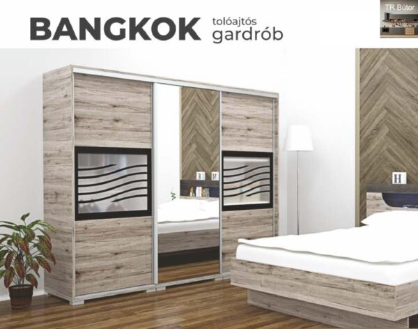 Bangkok tolóajtós gardrób