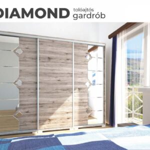 Diamond tolóajtós gardrób