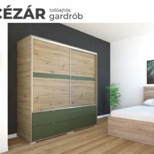 Cézár tolóajtós gardrób